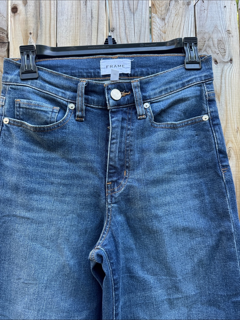 Frame Denim le plazzo High-Rise Wide Leg Jeans - Picture 2 of 7
